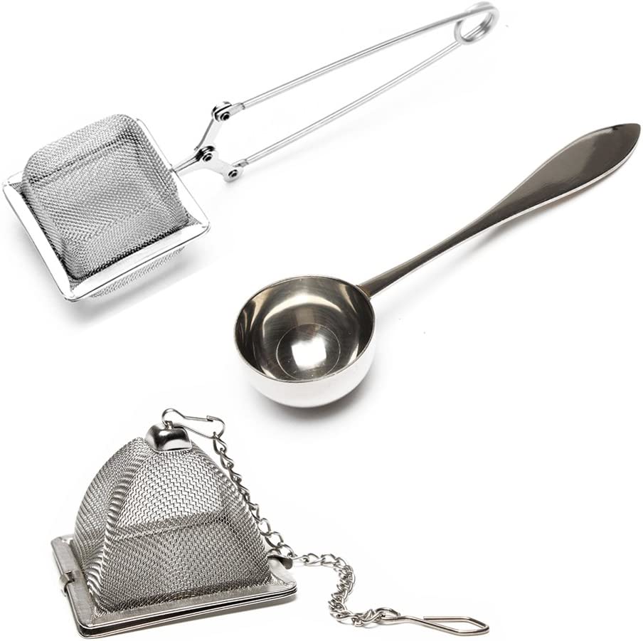 Tea Infuser & Spoon Trio