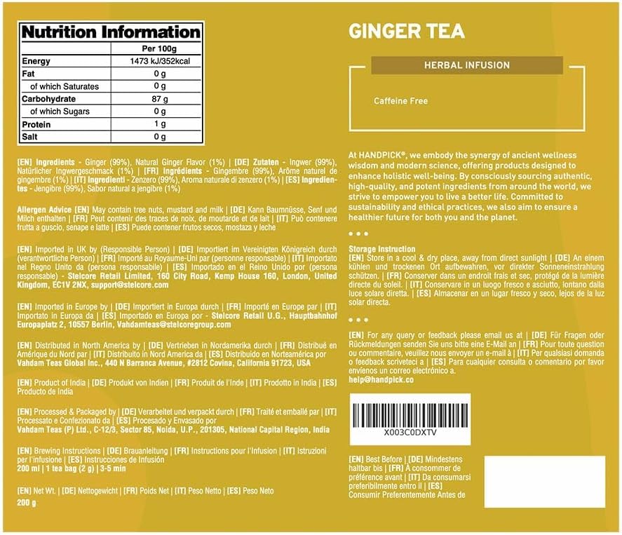 Ginger Tea Bags (100 Count)