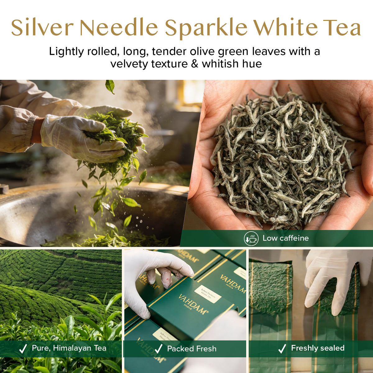 Silver Needle Sparkle White Tea, 1.76oz/50g