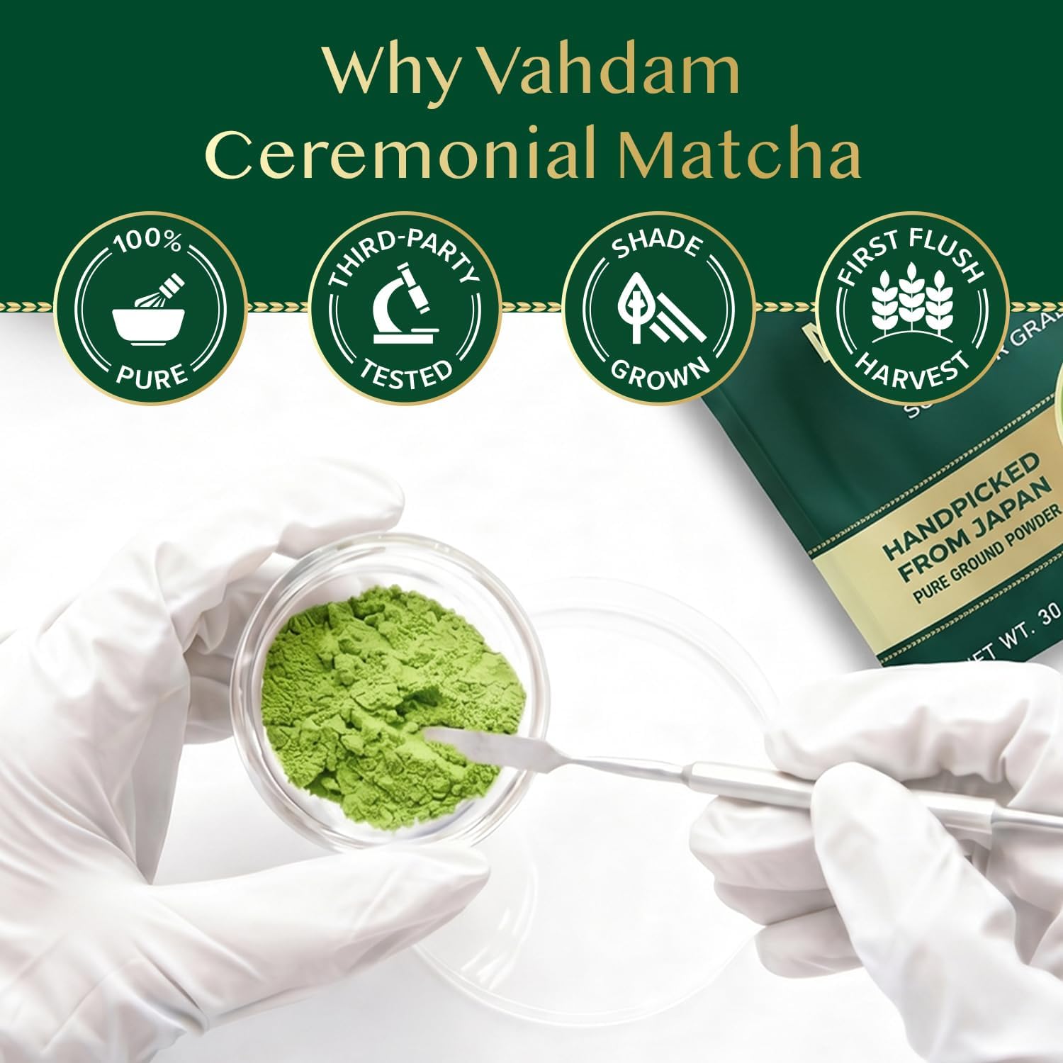 Ceremonial Matcha Green Tea Powder- 30g