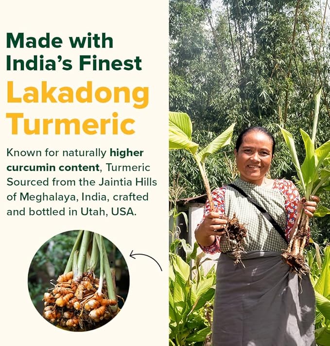 Turmeric Curcumin 1800mg with Boswellia & Piperine