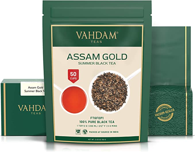 Assam Gold Second Flush Black Tea, 3.53 oz