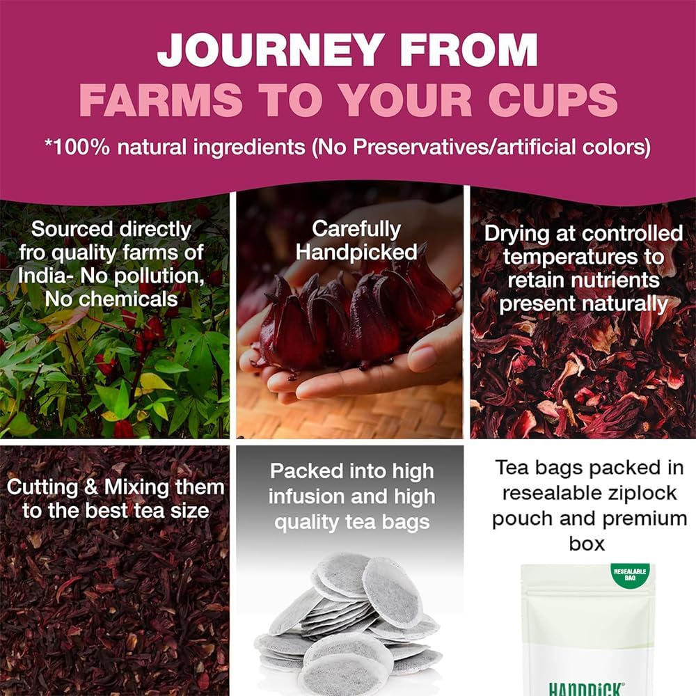 Hibiscus Tea Bags - 100 Count