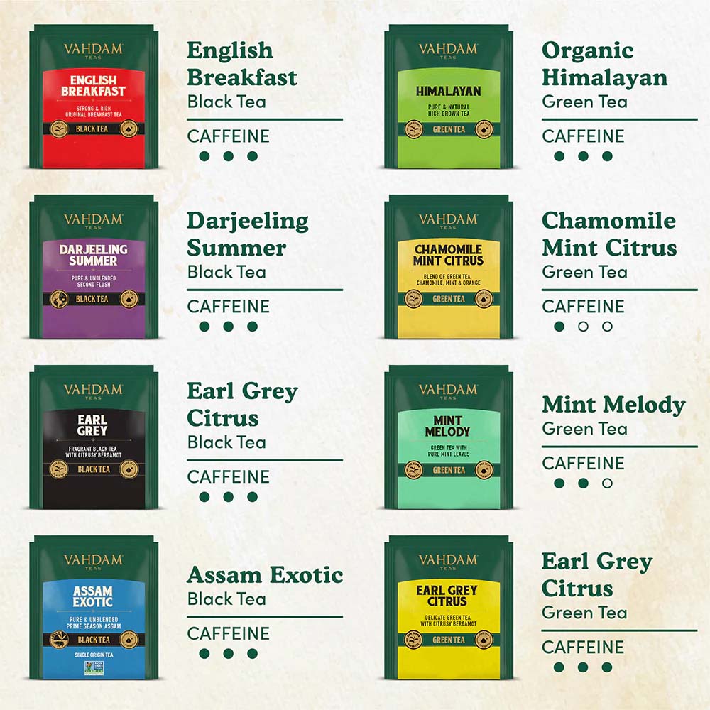 Assorted Tea Bags Gift, 15 Variants