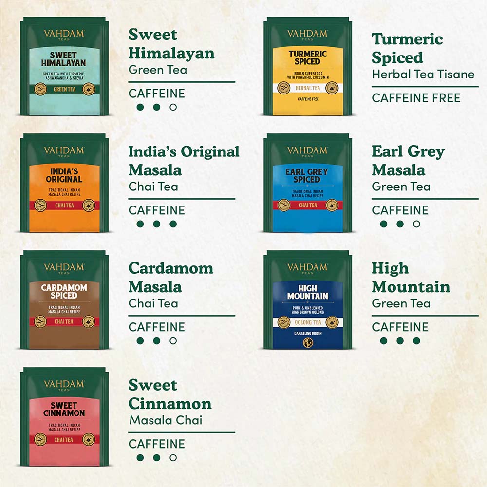 Assorted Tea Bags Gift, 15 Variants