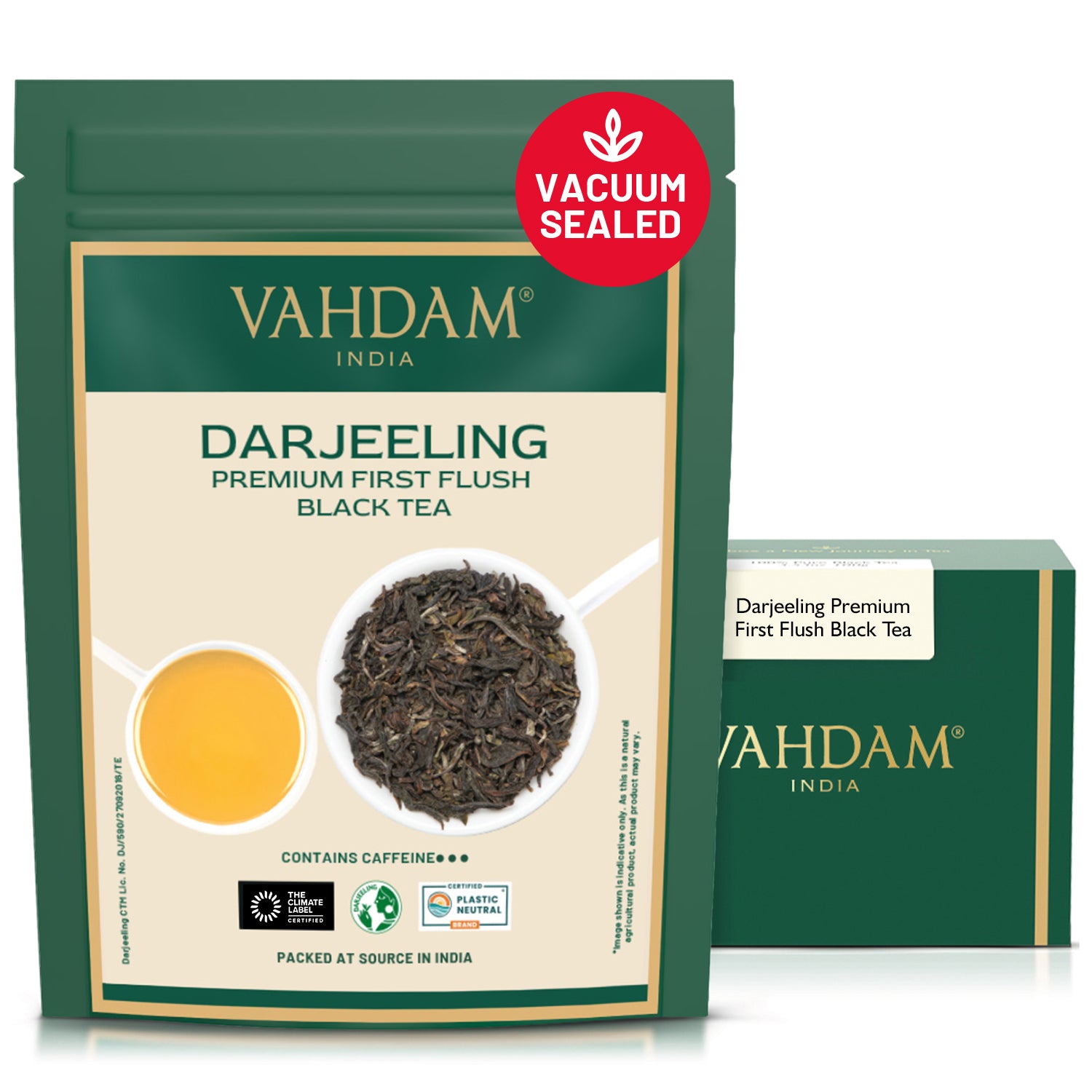 Darjeeling Premium First Flush Black Tea, 3.53oz/100g