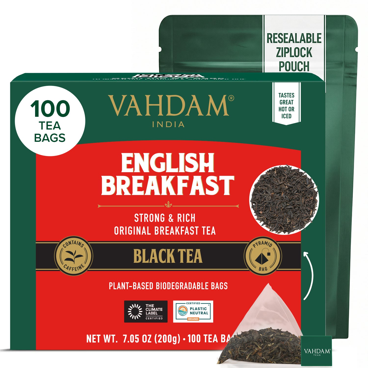 English Breakfast Black Tea, 100 Count