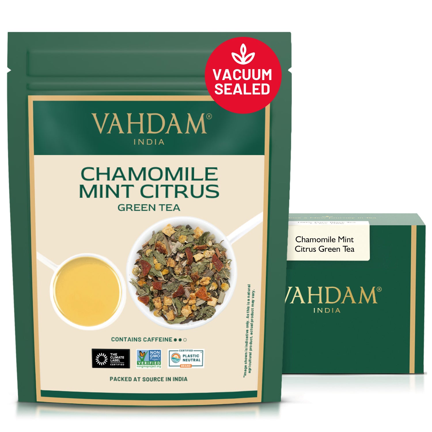 Chamomile Mint Citrus Green Tea, 3.53 oz