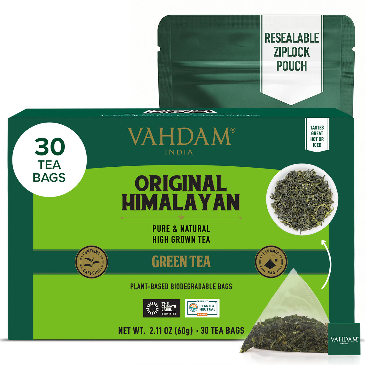 Himalayan Green Tea, 30 Count