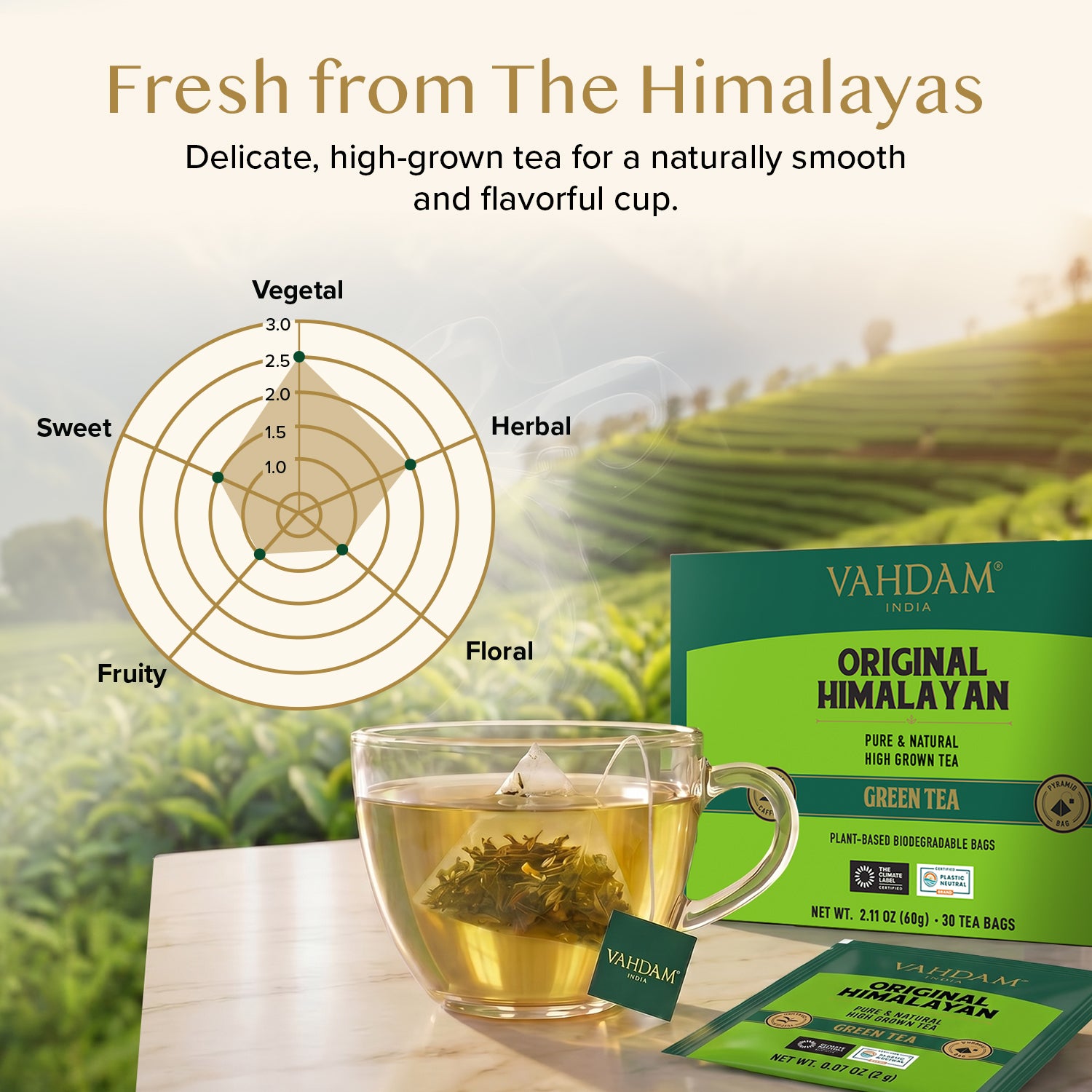 Himalayan Green Tea, 30 Count