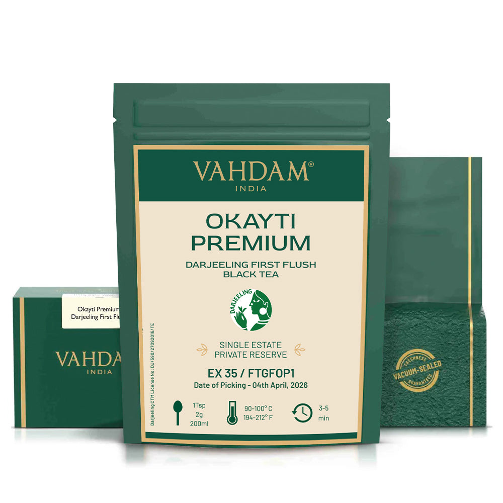 2026 Okayti Premium Darjeeling First Flush Black Tea DJ FF BT-100g