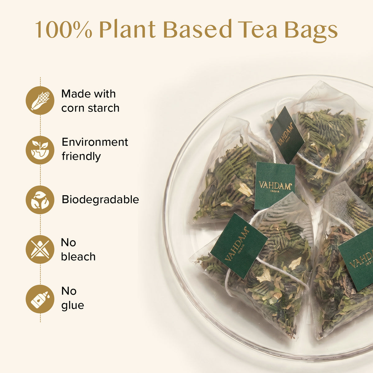 Jasmine Green Tea, 100 Count