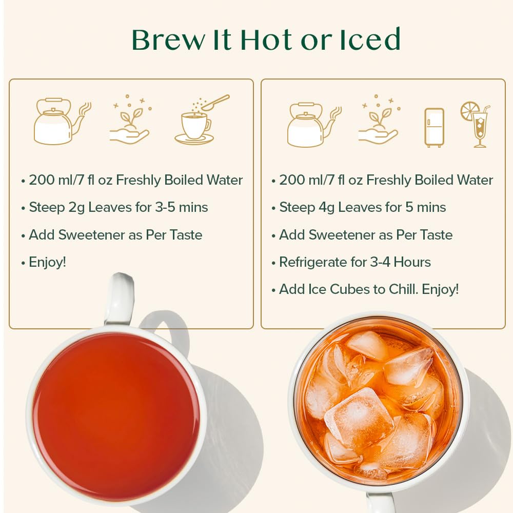Vanilla Spiced Masala Chai Tea, 3.52 oz/100g