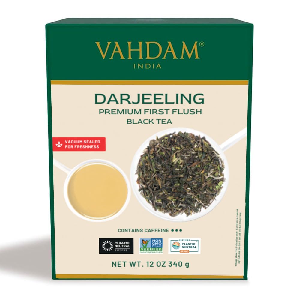 Darjeeling Premium First Flush Black Tea, Loose Leaf | VAHDAM®