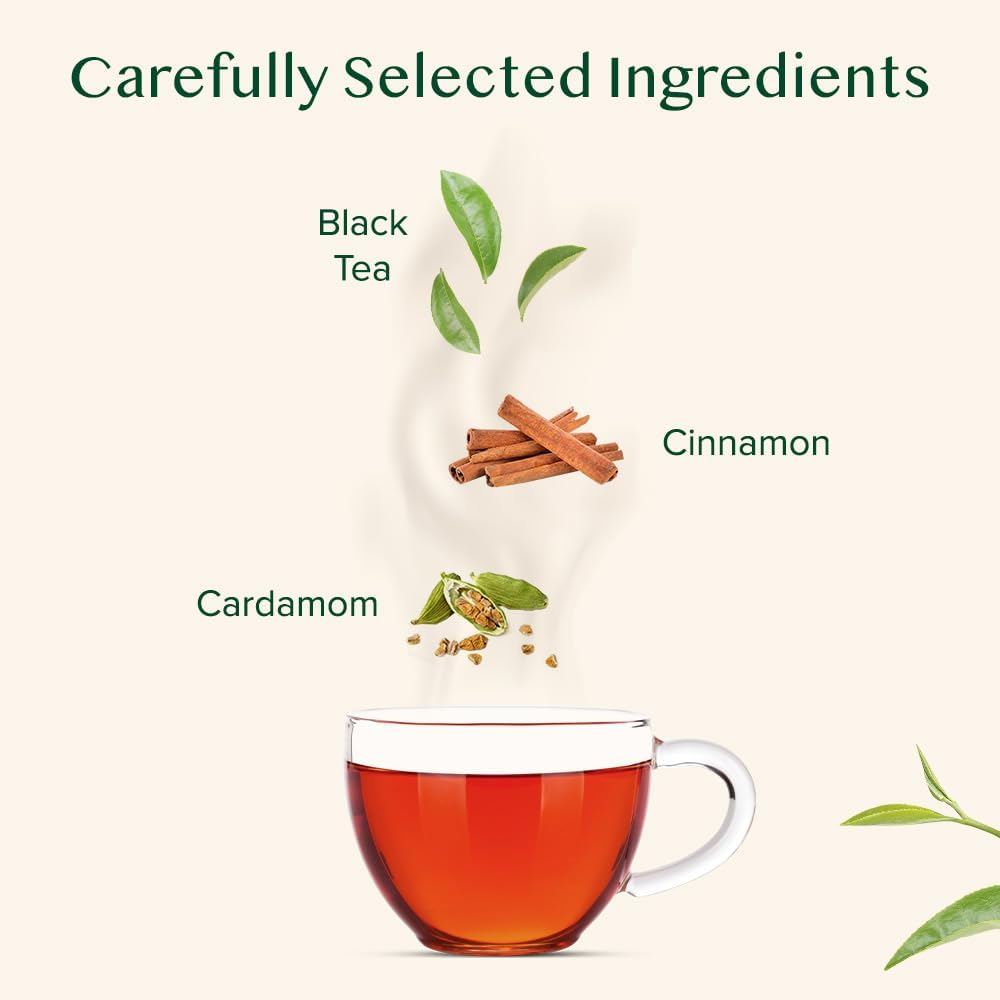 Sweet Cinnamon Masala Chai Tea Bags, 100 Count | VAHDAM®