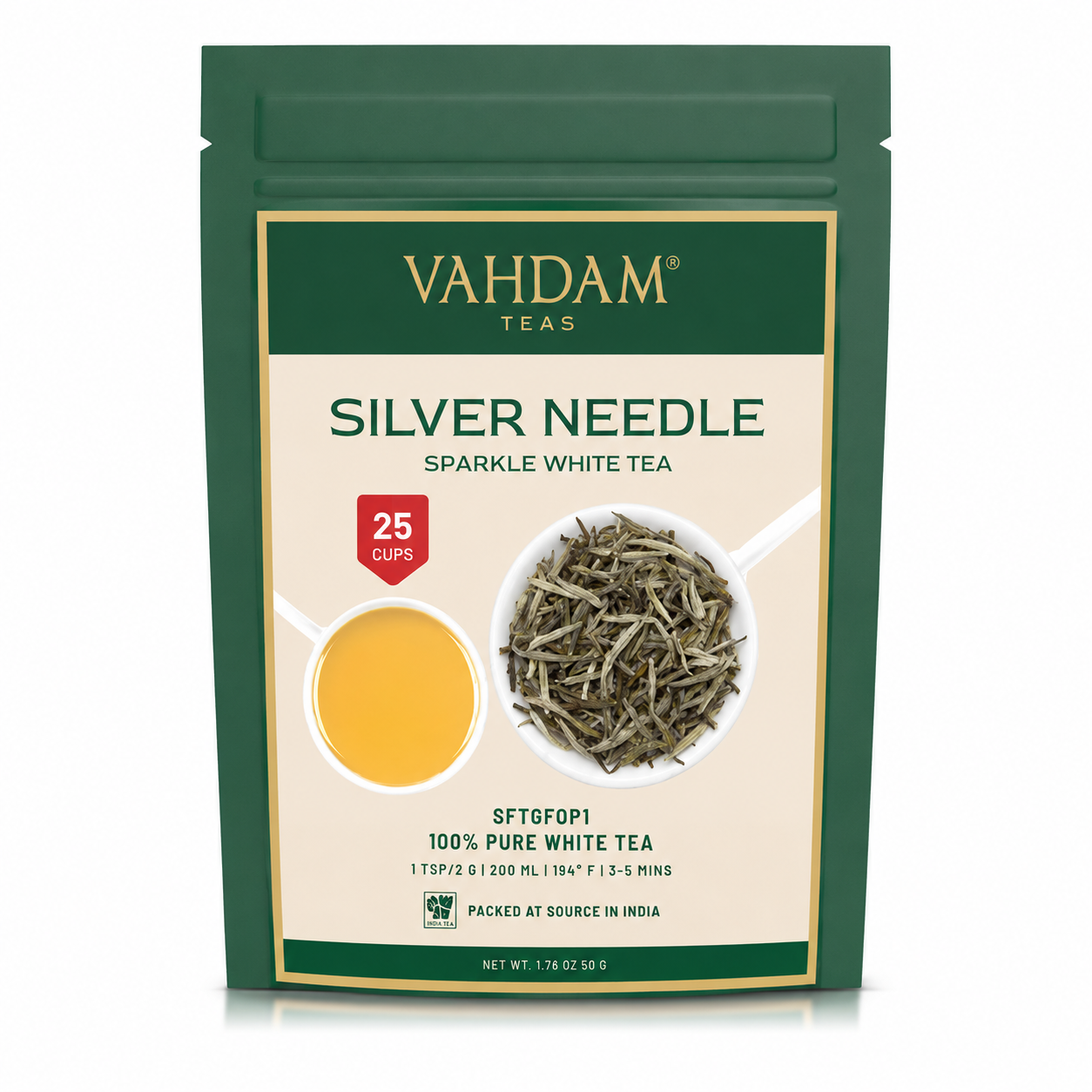 Silver Needle Sparkle White Tea, 1.76oz/50g