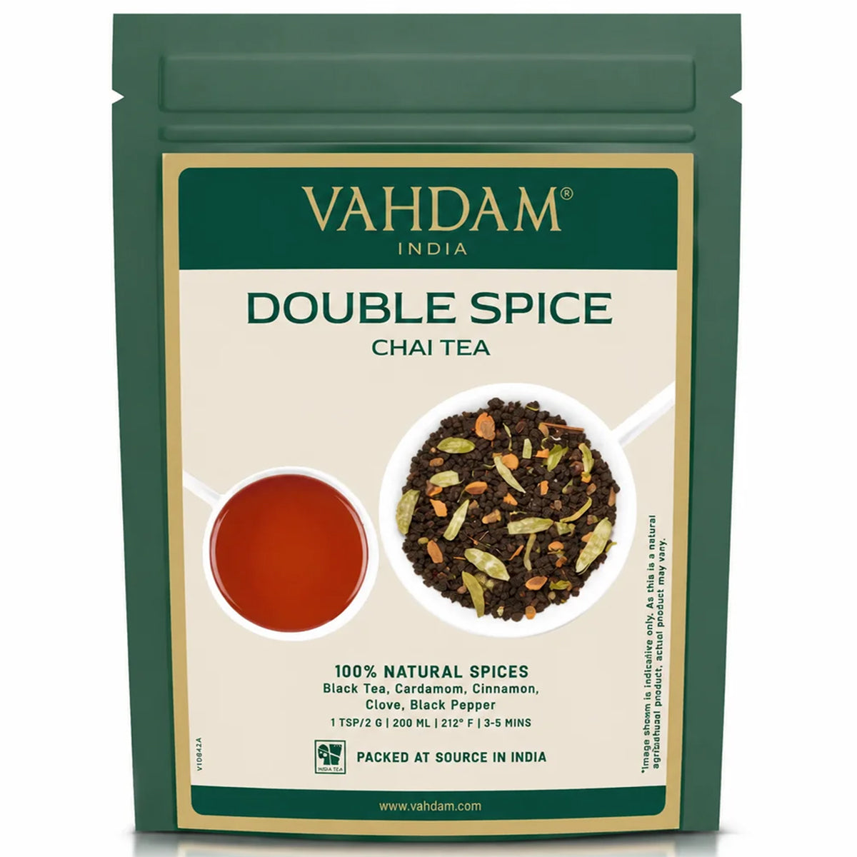 Double Spice Masala Chai Tea, 7.06oz/200g