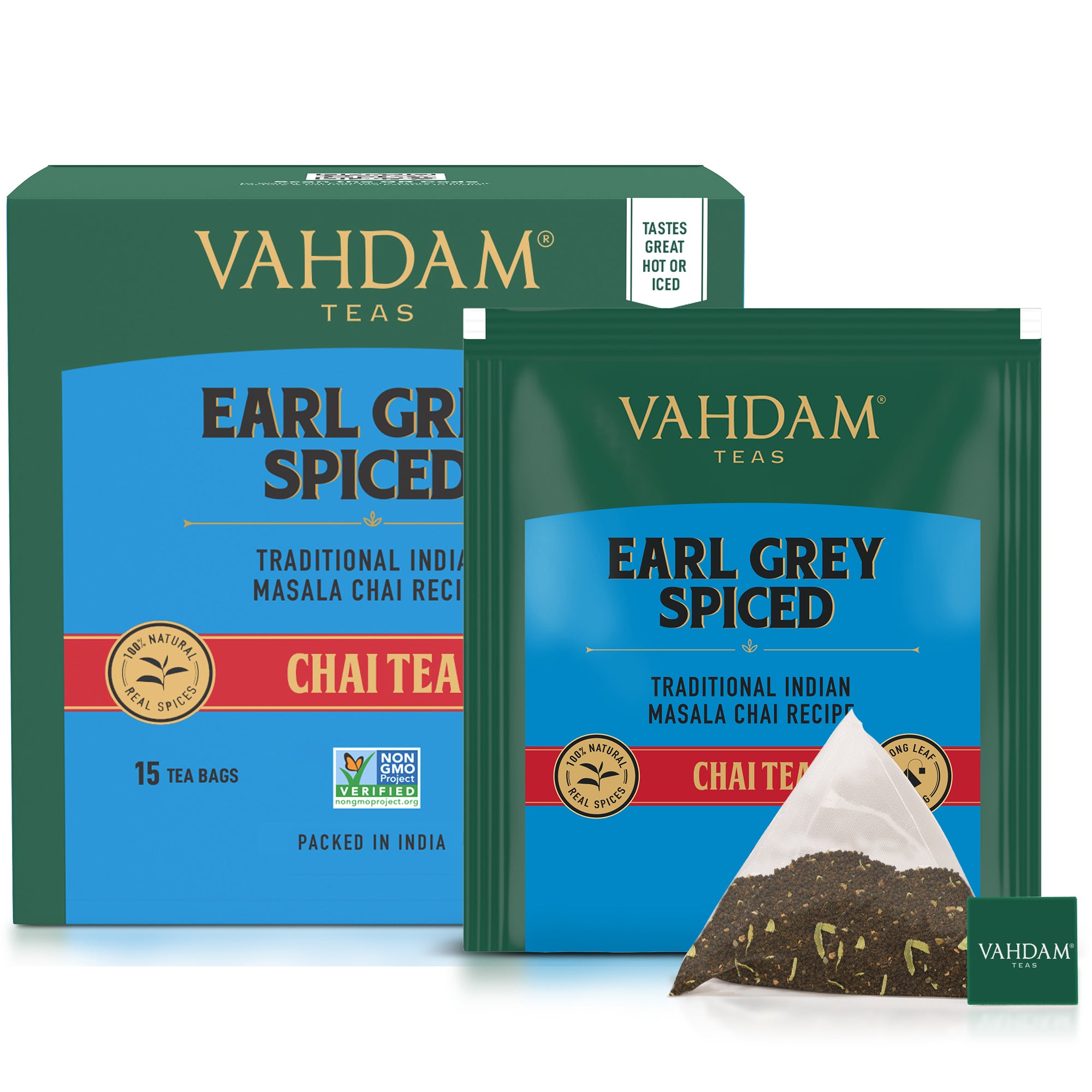 Earl Grey Spiced Chai Tea, 30 Count (15x2)
