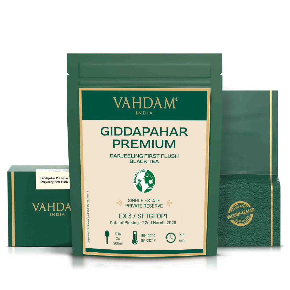 2026 Giddapahar First Flush Black Loose Leaf - VAHDAM®