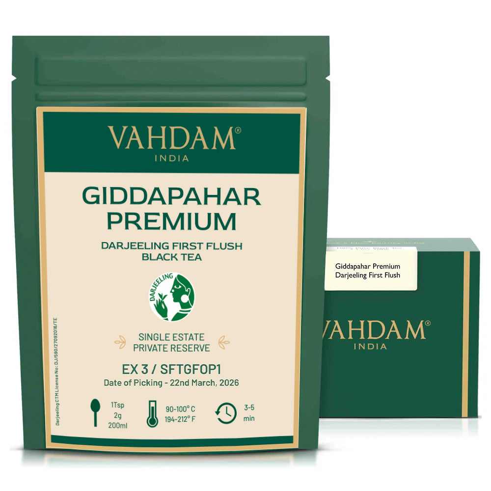 2026 Giddapahar First Flush Black Loose Leaf - VAHDAM®