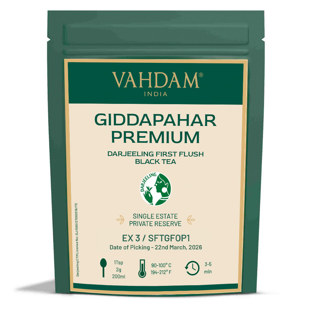 2026 Giddapahar First Flush Black Loose Leaf - VAHDAM®