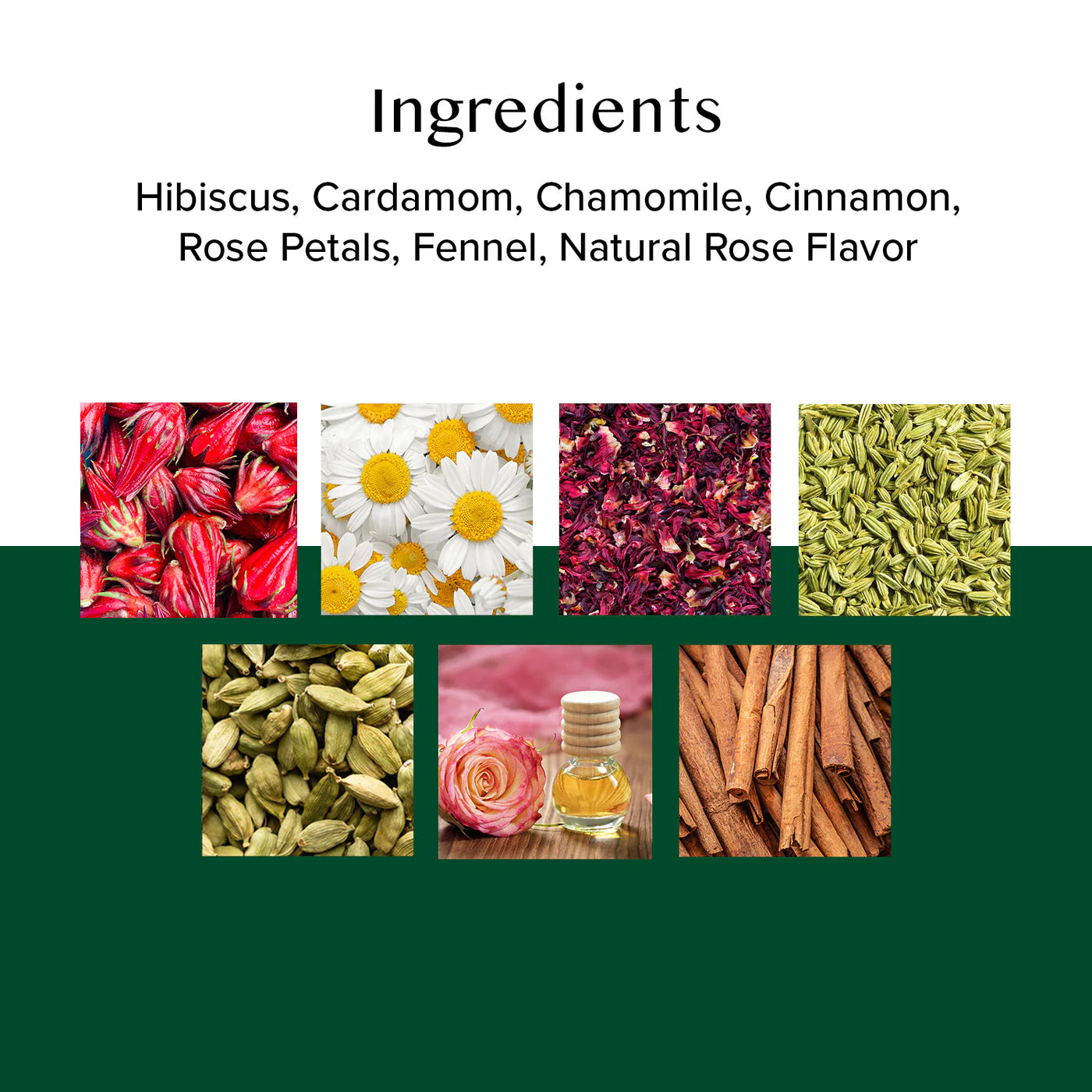 Hibiscus Rose Herbal Tea Tisane, 100 Count