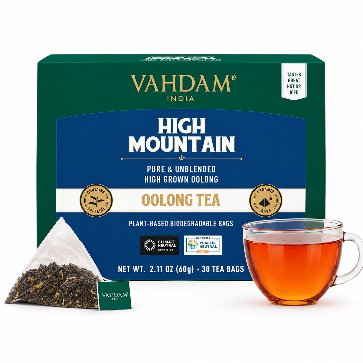 High Mountain Oolong Tea, 30 Count (15X2)