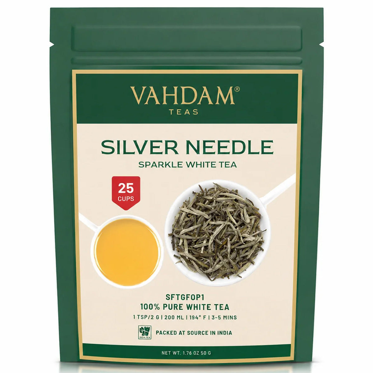 Silver Needle Sparkle White Tea, 1.76oz/50g