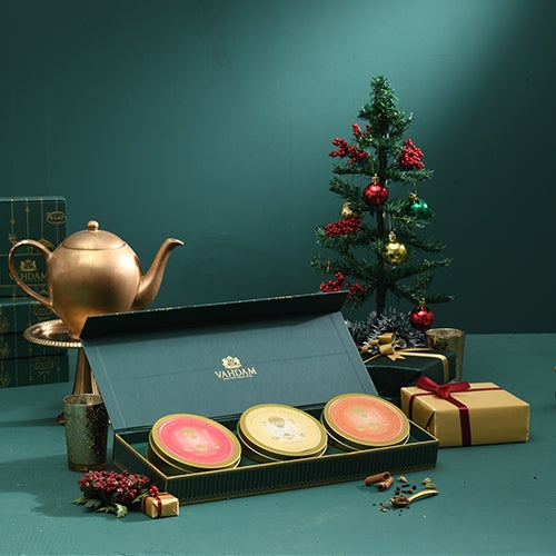 Chai Teas Private Reserve Christmas Tea Gift Set of 3