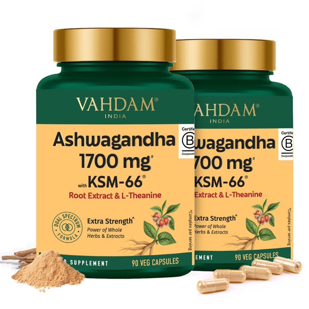 Ashwagandha 1700 mg Capsules with KSM-66®