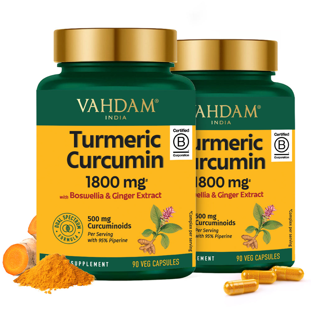Turmeric Curcumin 1800mg with Boswellia & Piperine