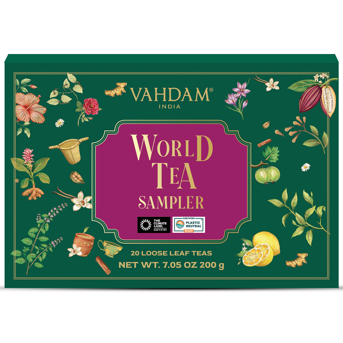 World of Tea Gift Sampler, 20 Teas