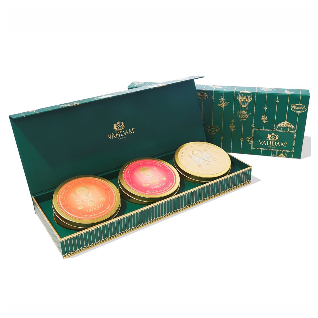 Chai Teas Private Reserve Christmas Tea Gift Set of 3