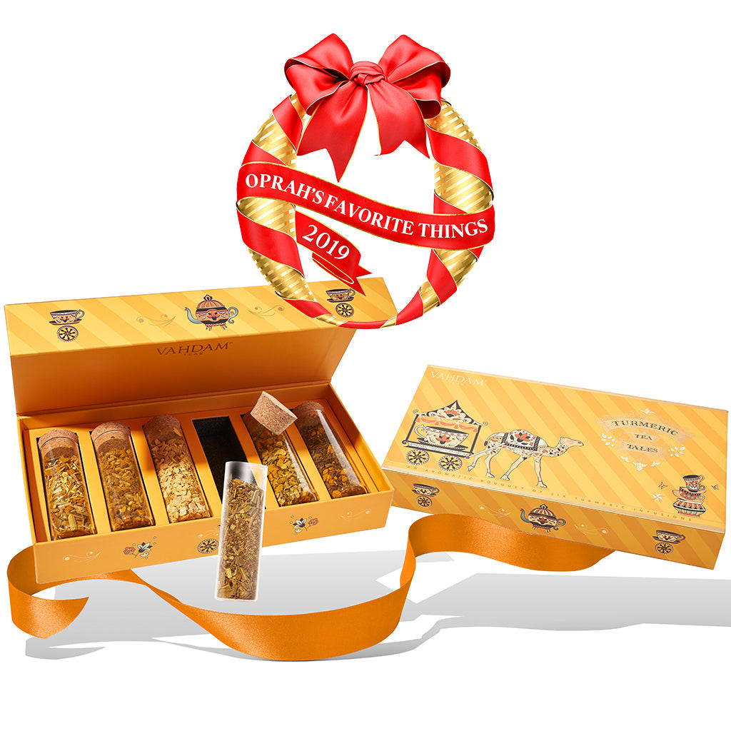 Turmeric Tea Tales Christmas Tea Gift, Set of 6