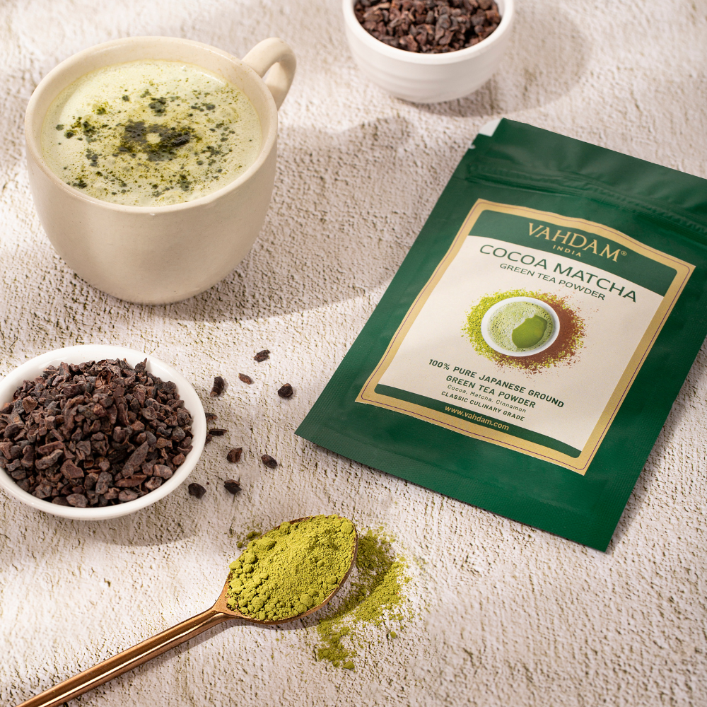 Cocoa Matcha Green Tea Powder, 30g