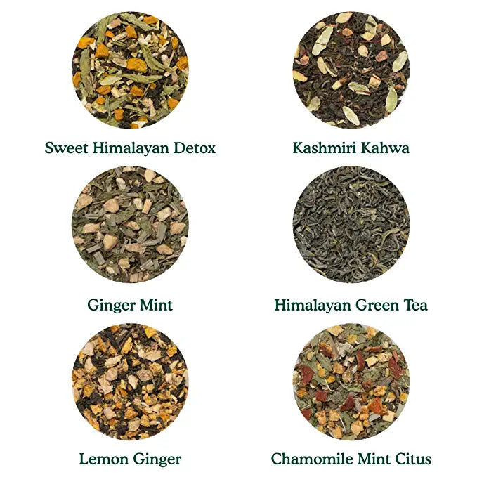 Green Tea Private Reserve Christmas Tea Gift, Set of 6