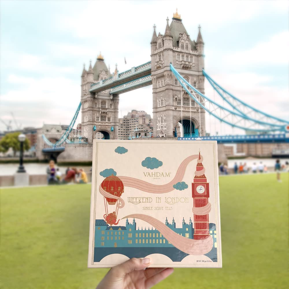 Weekend in London, Holiday Tea Gift, Set of 9