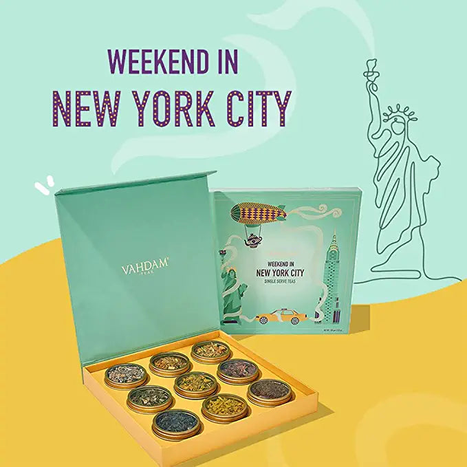 Weekend in New York Holiday Tea Gift, Set of 9