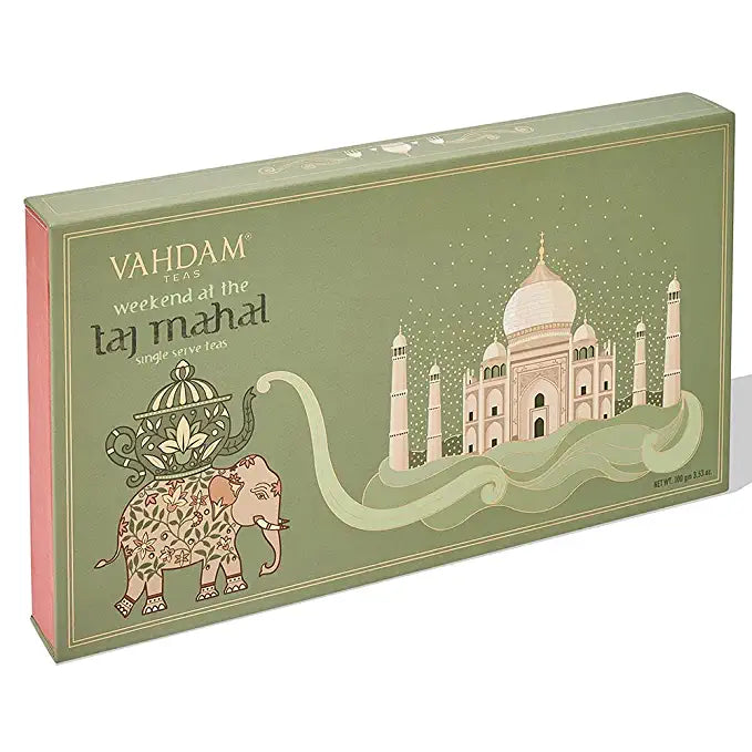 Weekend in Taj Mahal, Holiday Tea Gift, Set of 8