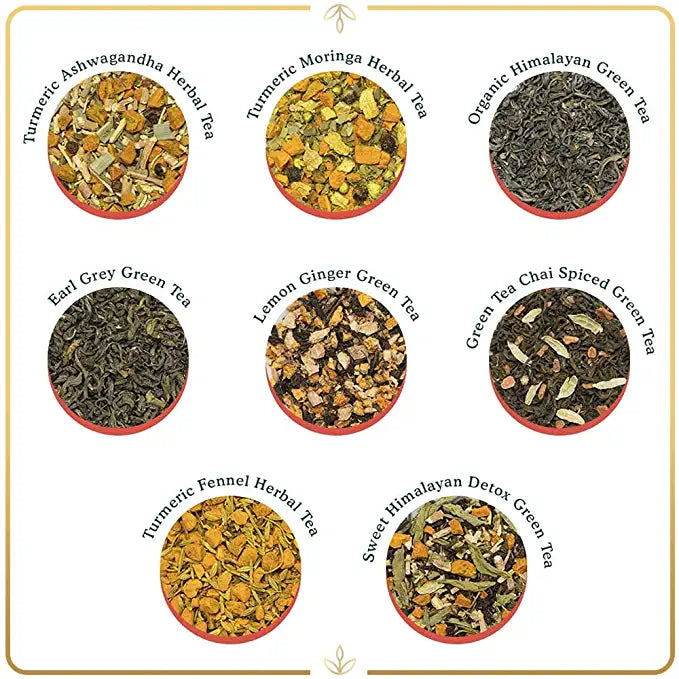 Weekend in Singapore, Holiday Tea Gift, Set of 8