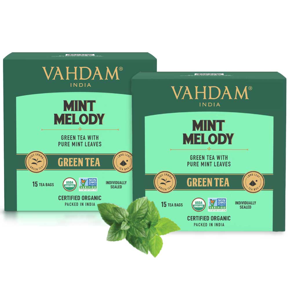 Mint Melody Green Tea, 30 Count (15x2)