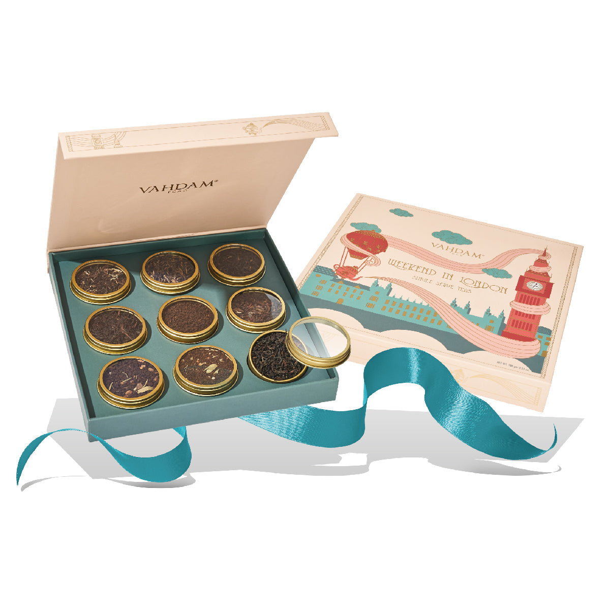 Weekend in London, Holiday Tea Gift, Set of 9