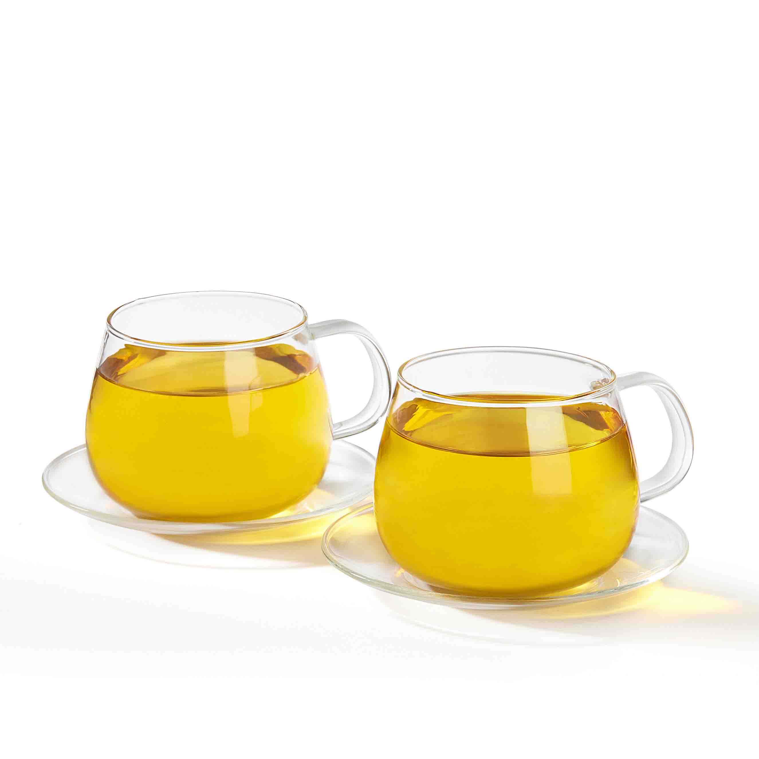 Glitter - Borosilicate Glass Cup & Saucer