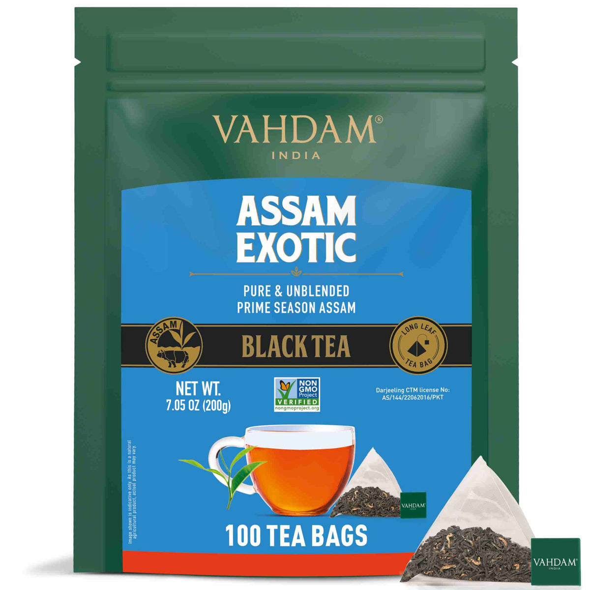 Assam Exotic Black Tea, 100 Count